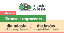 Zapraszamy na debatę "Miasto w lesie (...)"